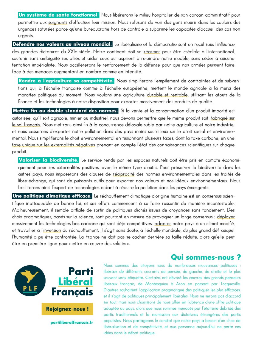 Parti libéral français tweet media