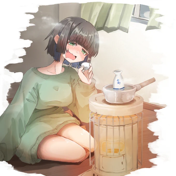 セイカさん「ましゅたぁ。こっちで一緒に熱燗なんてサイコー!じゃないれすかぁ～?」 