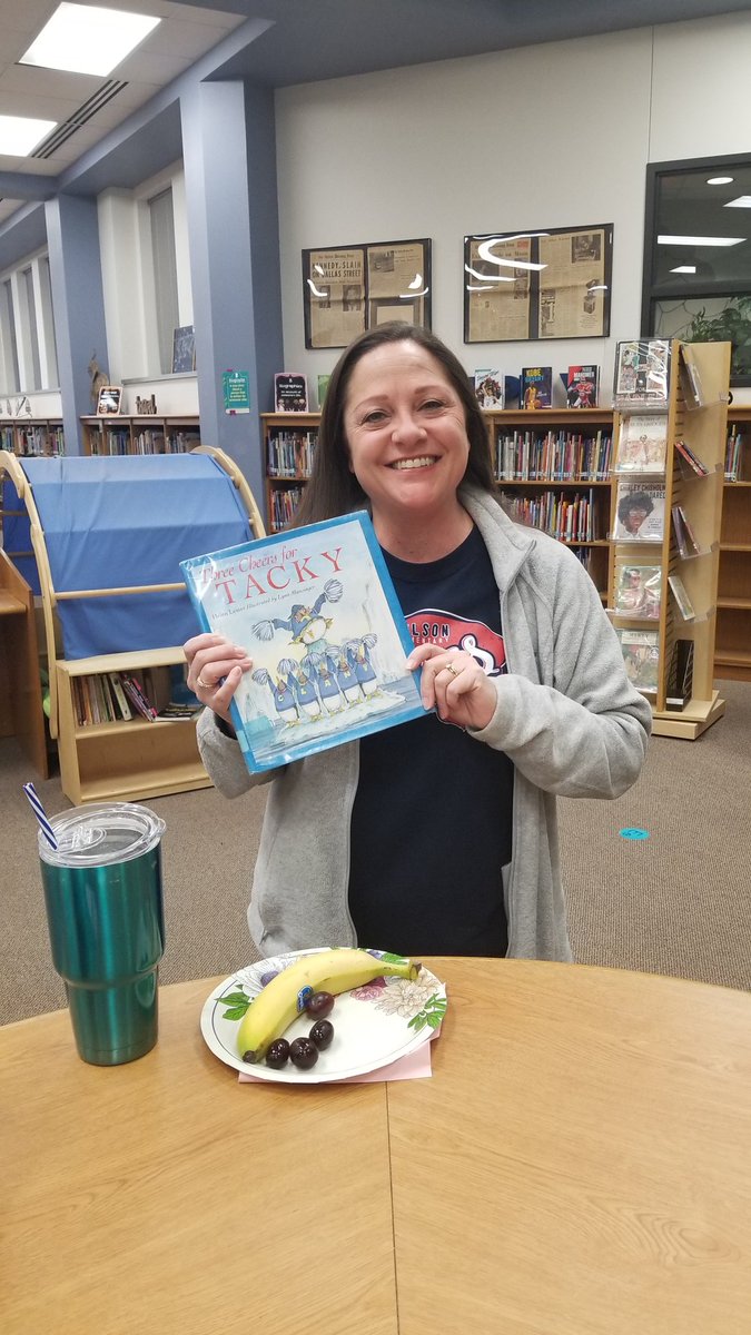 LANelsonLibrary's tweet image. Teachers checking out books for WRA day tomorrow!