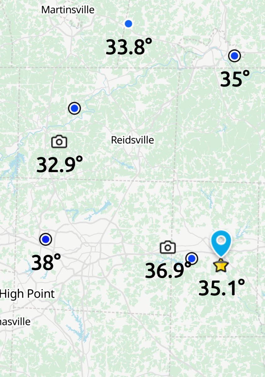 CEtheridgeWX's tweet photo. Mid 30s as of 10:15pm
Temperatures are expected to be in the mid 20s by tomorrow morning.
#traidwx https://t.co/GaSkLSNELU