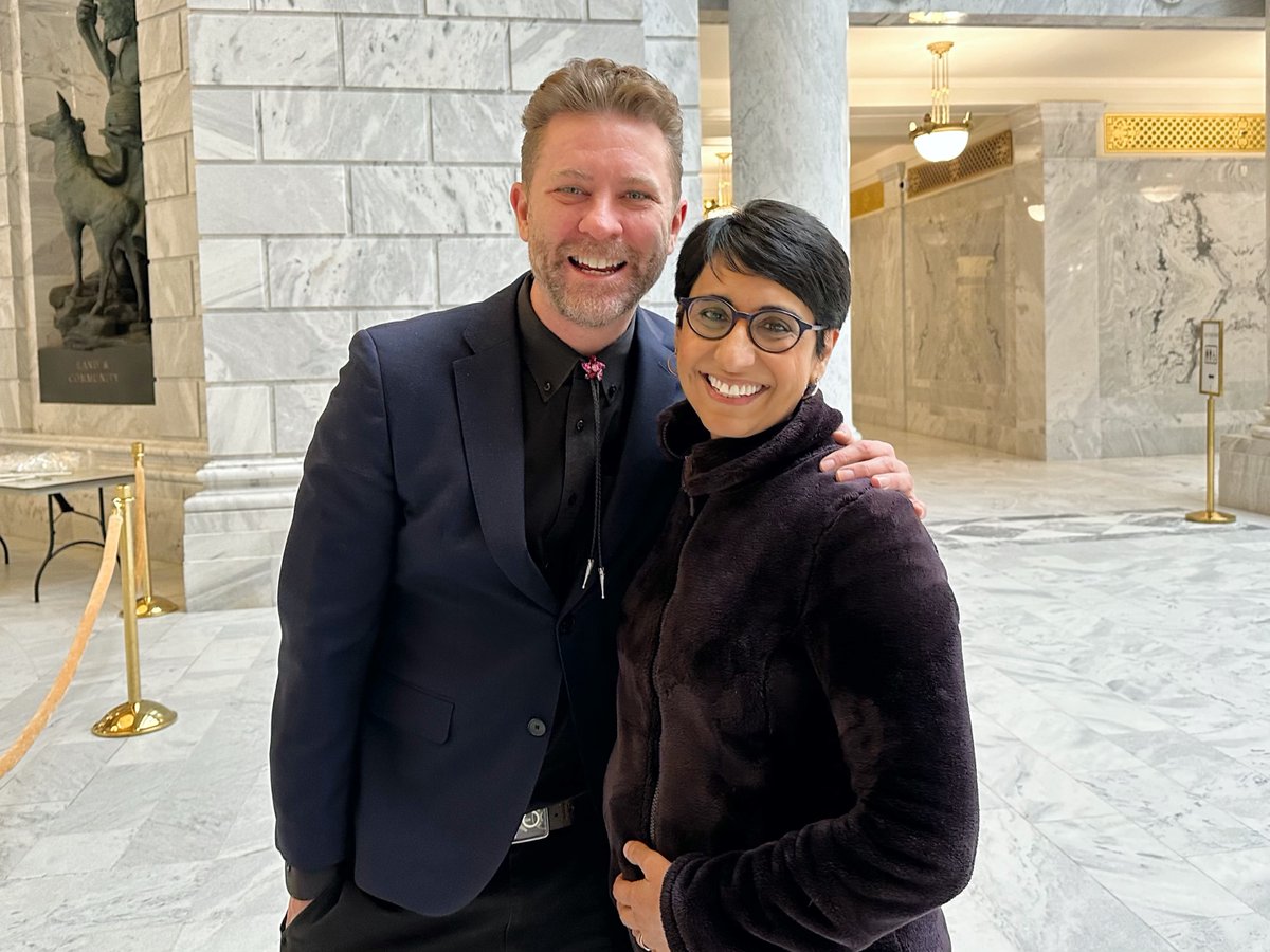 It was great to connect w/ friend and mentor @IrshadManji at the Capitol. Irshad's book, Don't Label Me was pivotal in shaping my approach to advocacy. At @MoralCourage she trains people to better communicate across political & social divides. And boy, do we need this work now.