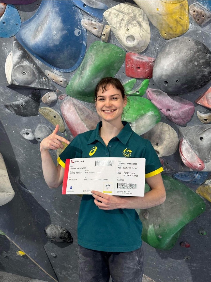 AUS Olympic Team (@ausolympicteam) on Twitter photo The Paris 2024 Olympic Team is growing! 📈
Sport climbers Campbell Harrison and Oceania Mackenzie today became two of the five athletes selected to #TeamAUS so far for #Paris2024 🧗
#AllezAUS | @sca_climbing | <a href="/sportclimbvic/">Sport Climbing Vic.</a> | @vicinstsport | @qantas The Paris 2024 Olympic Team is growing! 📈
Sport climbers Campbell Harrison and Oceania Mackenzie today became two of the five athletes selected to #TeamAUS so far for #Paris2024 🧗
#AllezAUS | @sca_climbing | <a href="/sportclimbvic/">Sport Climbing Vic.</a> | @vicinstsport | @qantas