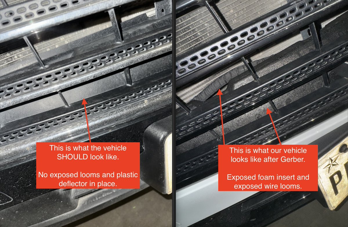 blackneon89's tweet photo. @gerbercollision We had a terrible experience with Gerber, the auto repair shop recommended by our insurance company, for a minor front-end accident involving our 2021 Chevy Traverse. 

(Full review in photos, as it was too long to post). https://t.co/rCFOVeVrxr