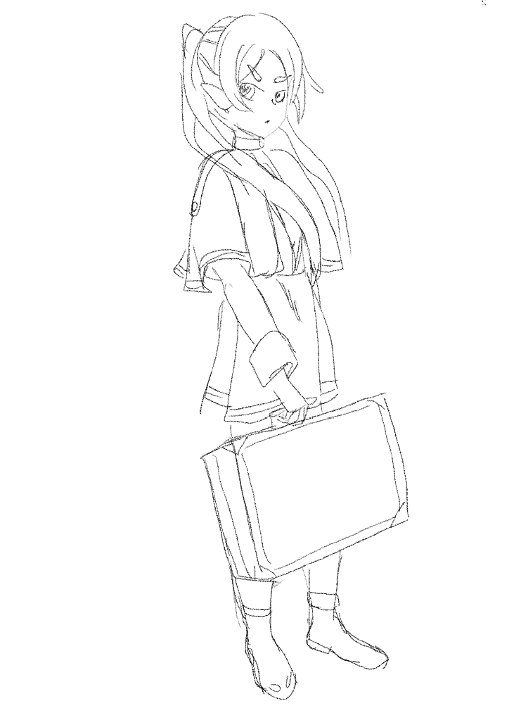 ichiga2p's tweet photo. 2021年に描いたフリーレンが発掘された。覚えてない。3年前か https://t.co/okc9qoGuma