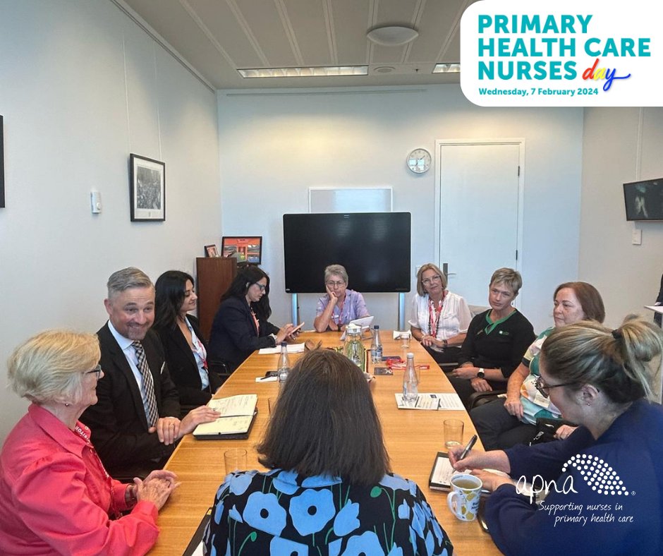 APNAnurses's tweet photo. APNA CEO @griffinscircus, Pres. @karenbooth43 and APNA members met Asst Health &amp; Aged Care Minister @GedKearney &amp; Asst Rural &amp; Regional Health Minister @Emma4Dobell to discuss rural #nurses and rural #nursing students.
#PHCNday #timetobebold #nomoresilos #unleashthepowerofnurses https://t.co/SGmyttjnPf