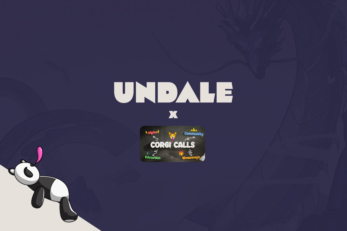 We've partnered with @UndaleNFT to give away 1x WL  

Requirements : 
📷 Follow <a href="/CorgiCalls/">Corgi Calls</a> &amp; @UndaleNFT 
📷 Tag 3 friends
📷 Join discord : discord.com/invite/undale

Winners will be announced in 24Hrs

#NFTs #Giveaway #SOL #Solana #NFTCommunity #SolanaNFTs