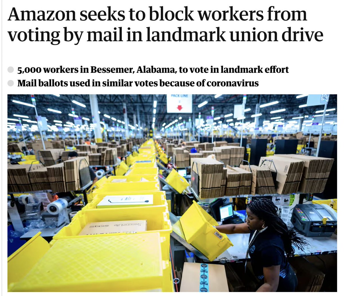 @KanekoaTheGreat These are just the few that have been caught. The tip of the iceberg. Bottom line is this; if mail in voting was not even safe enough for a corporate decision for Amazon, what makes people believe that it is safe to decide the future of a nation?