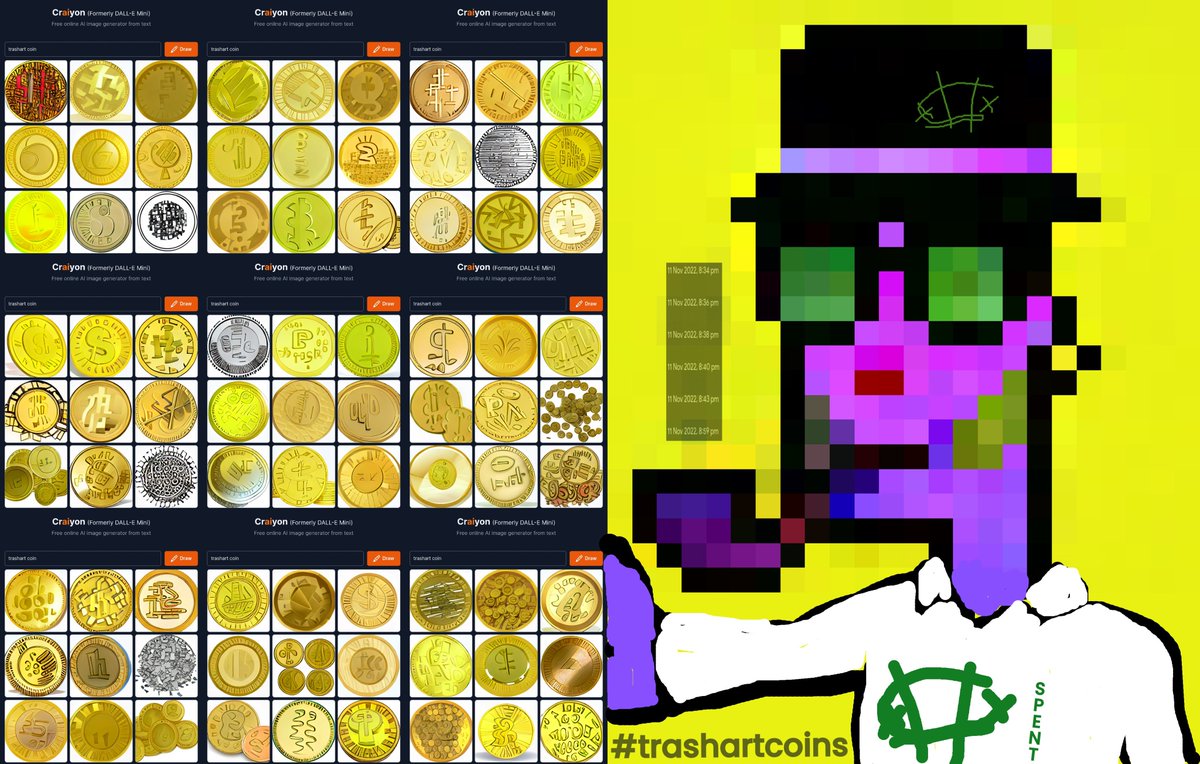 spent32499893's tweet photo. #trashartcoins collection #antiqueAI https://t.co/f2XKu1I2eS