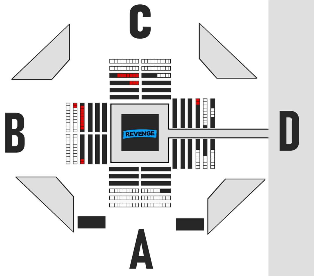 RevengePro_Erie's tweet photo. This is your 24 hour warning. Online ticket sales to Saturday's event end tomorrow night at 11PM. Is the seat you ordered in red? You are in danger of losing out on your seat for non-payment if you don't get your invoice paid! Make sure you get those invoices paid by 11Pm Weds! https://t.co/96jIu4t37Q