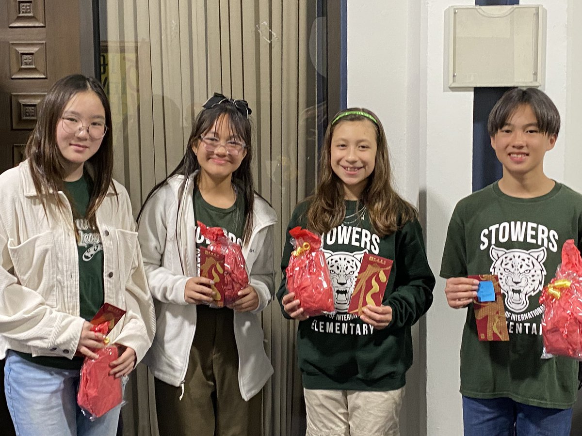 Stowers_ES's tweet photo. That’s right! These 4 represented! Snow Leopard Ambassadors presented and performed at tonight’s ABCUSD school board meeting. They crushed it! #teamstowers #abcstories https://t.co/ioyk50U5N2