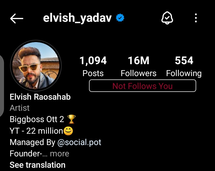 ArmyLakshay's tweet photo. Congratulations @ElvishYadav bhai for 16 million followers 🎉 https://t.co/gTicZNO10z