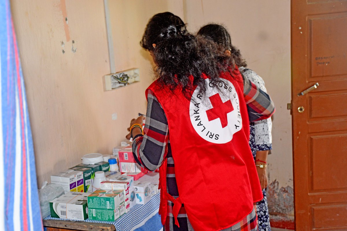 SLRedCrossMul's tweet photo. People were treated at Puthukkudiyiruppu Division by a medical camp on 04.02.2024 hosted by the @SLRedCross 's Mullativu Branch With medicine, health advice, first aid, check-ups, and many other services, we were able to heal over 100 souls. https://t.co/mnYO9albWm