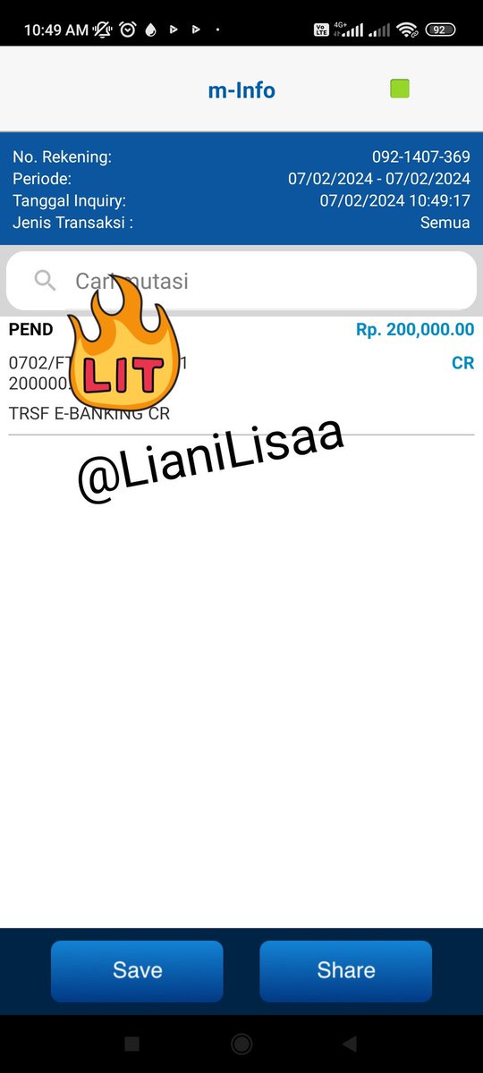 LianiLisaa's tweet photo. Maaciiihh.. Kasih uang jajan kok ndak ngomong2 sii beeb... Maacih yaa km ga lupa sm aku.. Walaupun sudah lama tak berdua sehat n sukses teyuss ya untuk kerjaan dan usaha kamu aamiin ya robbal aalamiin.. . 
Aku masih #availjakata #availjaksel
Yukks ya sat set ajalah... 😍😍 https://t.co/3ZK8fNDxXK