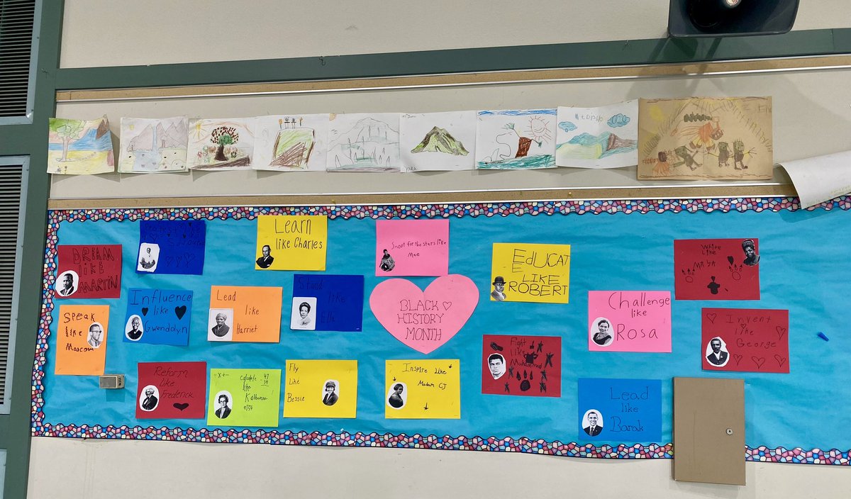 KaiserKimber's tweet photo. @WoodsideEL #NSCW2024 School Counselors are here to listen! Promoting #BlackHistoryMonth  with help from my Student Council! @MtDiabloUSD https://t.co/dXDx9iHp9r