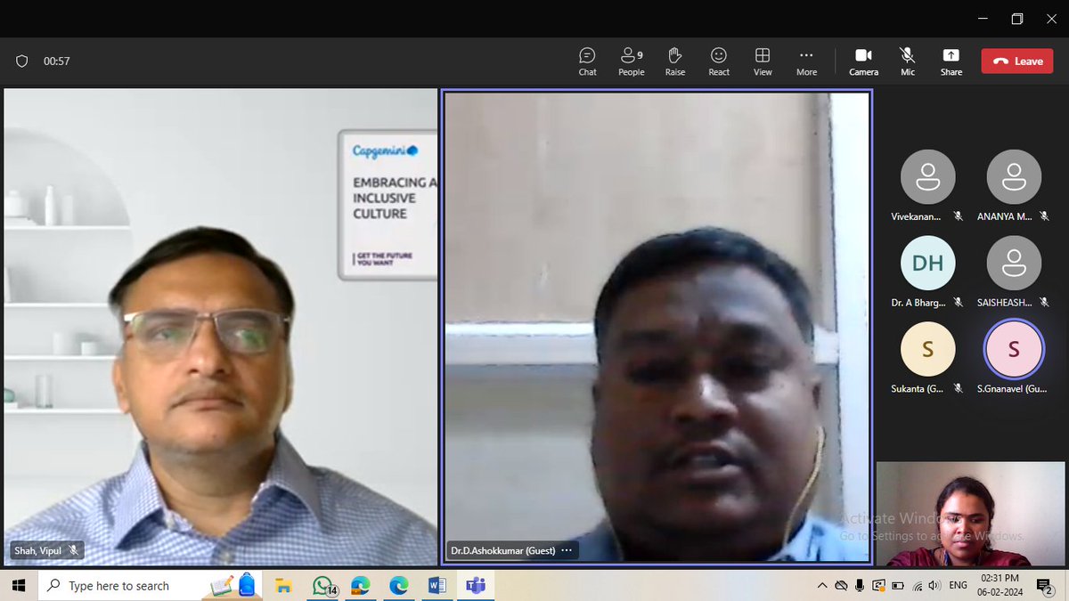 BSrmist's tweet photo. #Webinar conducted in collaboration with  @CapgeminiIndia  on "Role of AI in Surgical Pre-Planning" at B203, School of Bioengineering, @SRM_Univ. Featuring Mr. Vipul Shah, Principal Architect, Engineering R&amp;D, @CapgeminiEng. Kudos to our organizing committee! 🚀#srmist https://t.co/s9CK0ATVYH