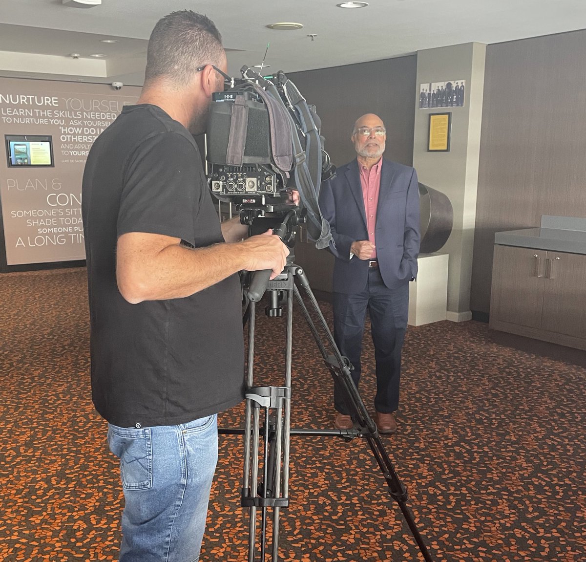 Great to have Dr Prabhu Pingali @TataCornell and chair of @ICRISAT talking to @abcnews at #AARES2024 on importance of Australian collaboration for transformation of Asian food systems @AARES_Inc @ACIARAustralia @CGIAR