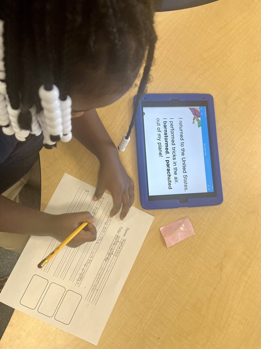 KinderWithWill's tweet photo. February is Black History Month! We are researching Bessie Coleman🥳 My scholars have taken accountability with finding information on their topic of her life ✨ #ClevelandLeads @TheLeaderinMe  🤗 https://t.co/M4sp20Cy39