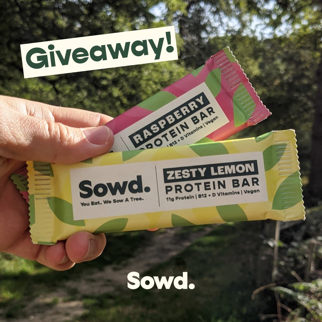 🤩Giveaway🤩

We are giving away a box of 🍋 6 Zesty Lemon and 😋 6 Raspberry Protein Bars!

How to enter:

Head over to our Instagram @eatsowd and check out this post. 

Good Luck!

#veganuk #plantbaseduk #plasticfree #protein #fitness #win #giveawayuk #enteruk #competitionuk