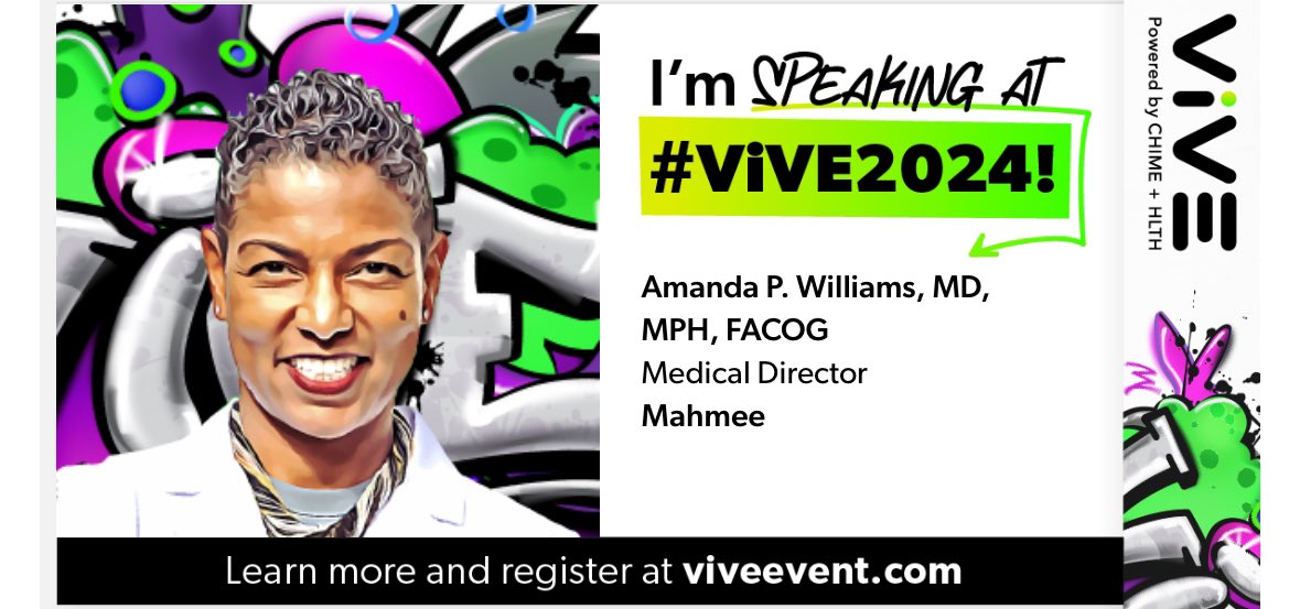 This one is going to be extra juicy— Innovating to support #maternalhealth for the >40% of #births in the US covered by Medicaid 
✅ doulas
✅ wraparound services
✅ #SDOH and care coordination 

#ViVE2024 
<a href="/HT4Medicaid/">HealthTech 4 Medicaid</a> 
<a href="/CHCFNews/">CHCF</a>