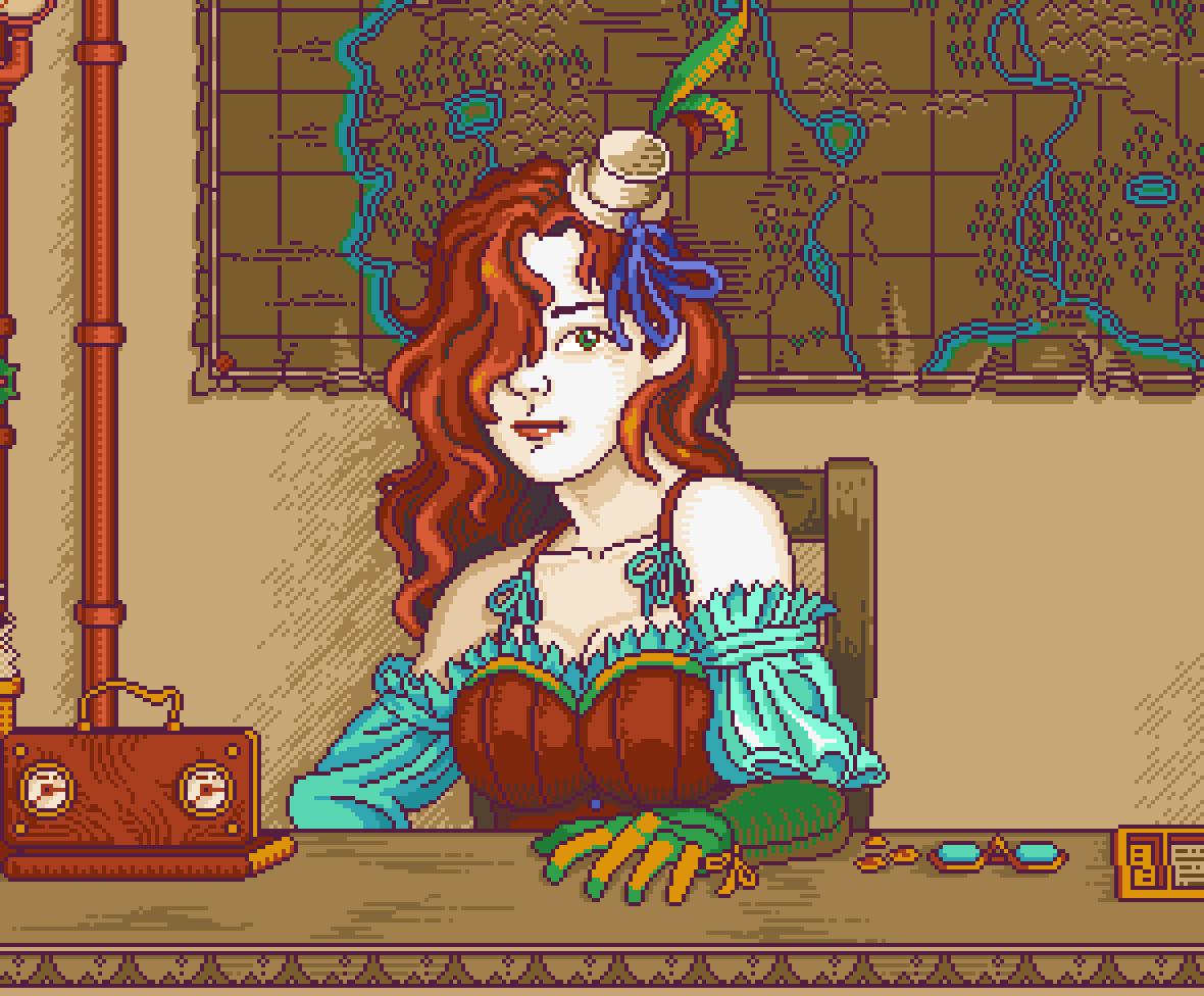 Ollie manages the Traveler's Guild, and will pay for information on any discoveries unique found on your journeys.

#pixelart #indiegame #solodev #IndieGameDev