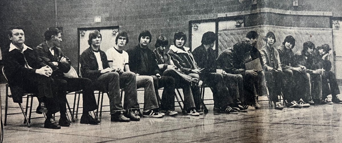 The Holdrege boys are welcomed home after their state runner-up finish in 1976.