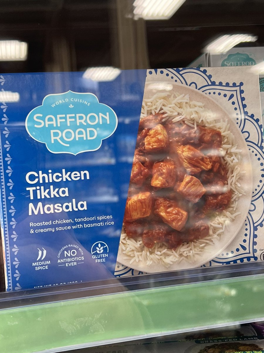 Spotted the new packaging out in the wild; looking good!! <a href="/SaffronRoadFood/">Saffron Road</a>