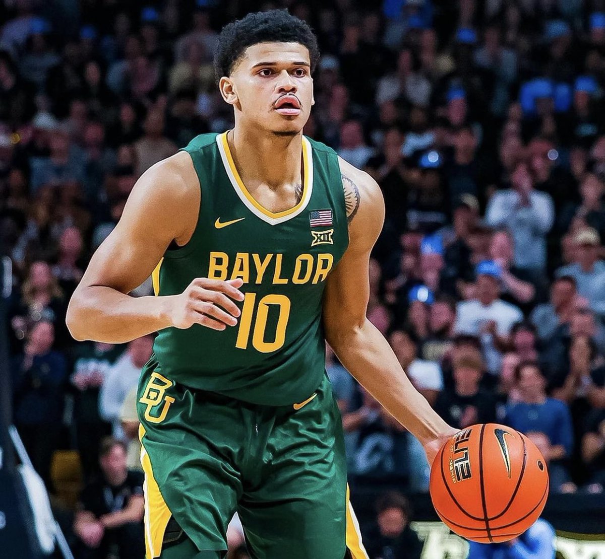 RayJ Dennis in Baylor’s W: 21 points 5 assists 4 rebounds 4 steals 56% FG% One of the best guards in the nation. Deserves so much more respect #SicEm