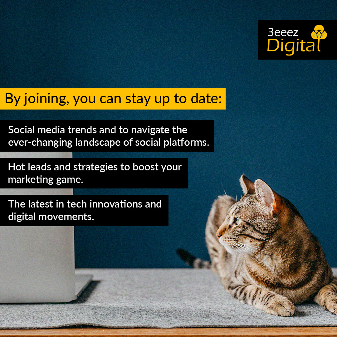 3eeezdigital's tweet photo. Pawsome news alert! 🐾 Join now for tech insights, marketing leads, and social media trends! Stay ahead of the curve with timely updates, expert insights, and exclusive content. 

#DigitalMarketing #TechTrends #SocialMedia #3eeezDigital https://t.co/oHuF6USzQP