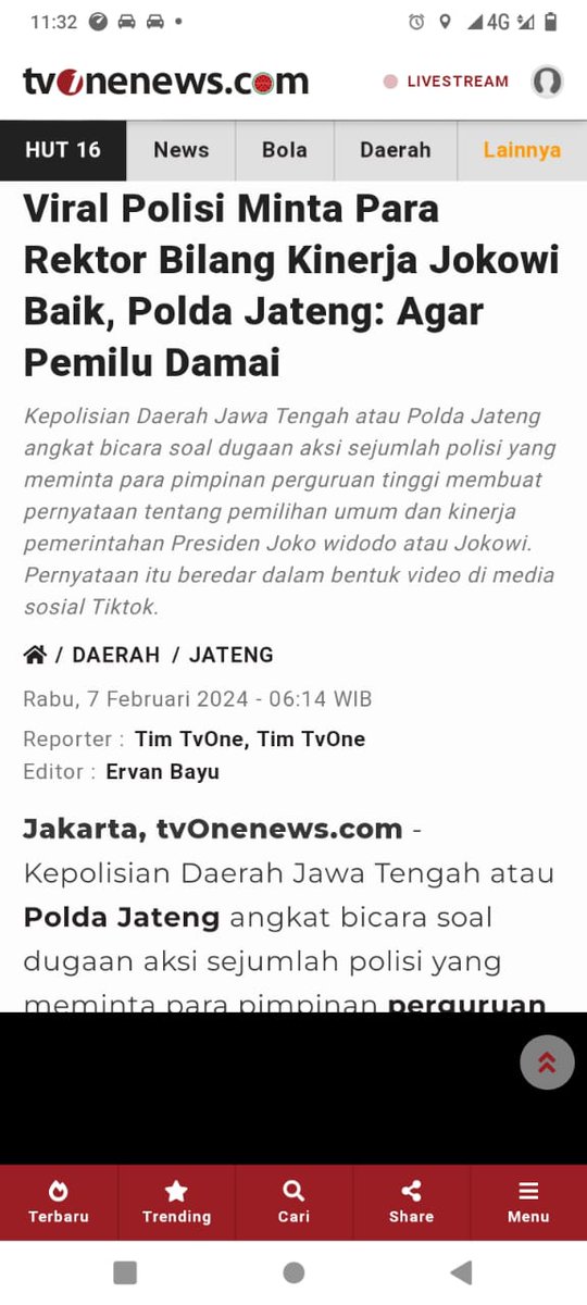 Roni03055665's tweet photo. Wadeuhh, apa spt itu pak polisi ? Sptny setiap perguruan tinggi itu netral &amp; punya hak kebebasan berpendapat yg diatur dlm UUD RI https://t.co/lGWZ6lmPvX