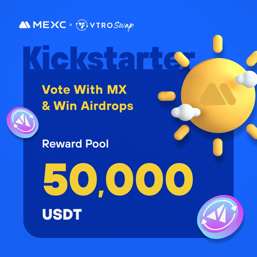 .<a href="/vitruveochain/">Vitruveo Blockchain</a>, the DEX (Decentralised Exchange) on the Vitruveo Blockchain, is coming to #MEXCKickstarter 🚀

🗳Vote with $MX to share massive airdrops
📈 $VTRO/USDT Trading: 2024-02-08 07:00 (UTC)

Details: mexc.com/support/articl…