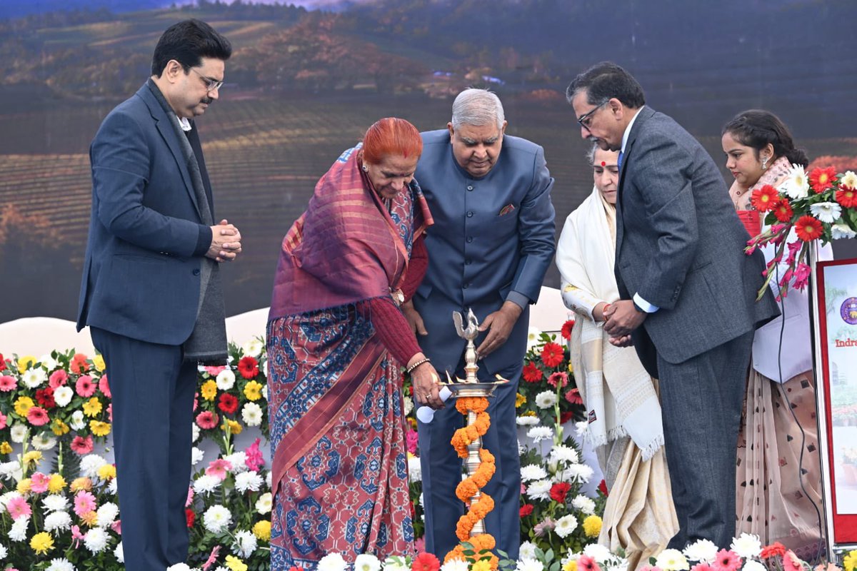 VPIndia's tweet photo. Hon'ble Vice-President, Shri Jagdeep Dhankhar presided over the Centenary Celebration of Indraprastha College for Women, University of Delhi today. @ipcollegedu @UnivofDelhi #ipcollegedu https://t.co/AFAIcjX0xp