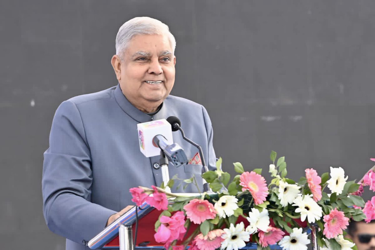 VPIndia's tweet photo. Hon'ble Vice-President, Shri Jagdeep Dhankhar presided over the Centenary Celebration of Indraprastha College for Women, University of Delhi today. @ipcollegedu @UnivofDelhi #ipcollegedu https://t.co/AFAIcjX0xp