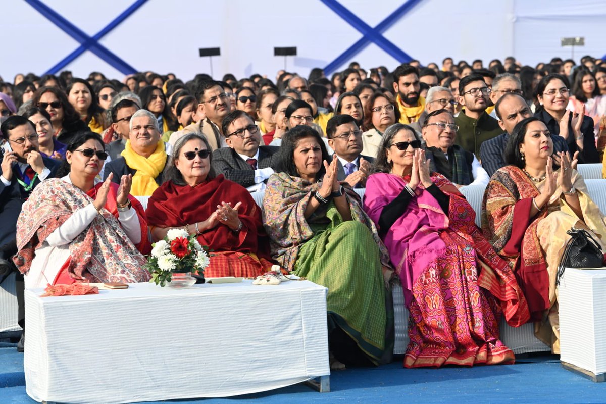 VPIndia's tweet photo. Hon'ble Vice-President, Shri Jagdeep Dhankhar presided over the Centenary Celebration of Indraprastha College for Women, University of Delhi today. @ipcollegedu @UnivofDelhi #ipcollegedu https://t.co/AFAIcjX0xp