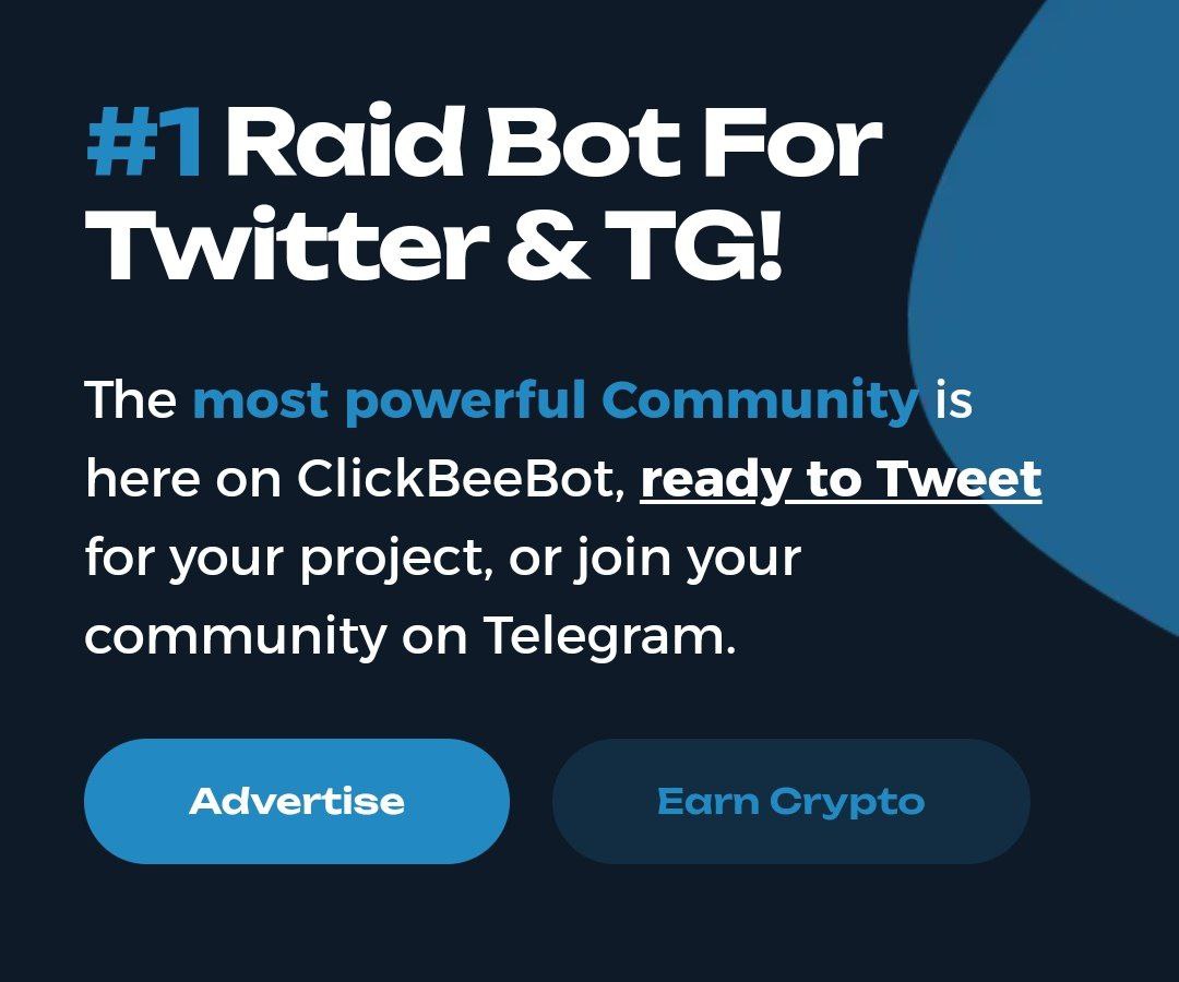 Kuldeep90650086's tweet image. clickbee.io/#Tweet2Earn #Raid2Trend #ClickBeeBot 
Human-powered Twitter Raids with @ClickBee_ 📢