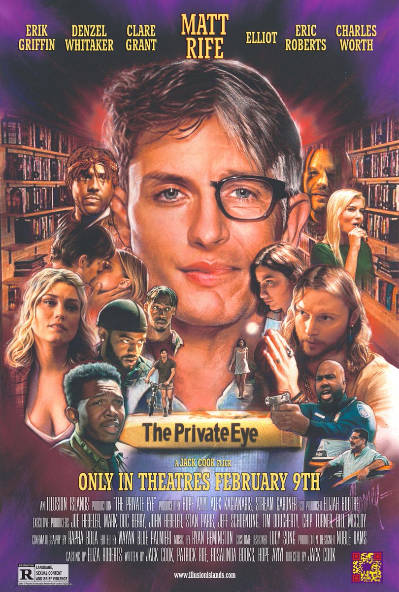 MDS_Media_7154's tweet photo. Check Out Poster For THE PRIVATE EYE (2024) This Movie Will Be Release On 9th Feb #mattrife #claregrant #elliot #denzelwhitaker #ericroberts #lexypanterra #erikgriffin #eugeniakuzmina #petrihawkinsbyrd #comedy #MYSTERY #Romance #jackcook #illusionislands #poster #movie2024 https://t.co/mTtD5mNuQD