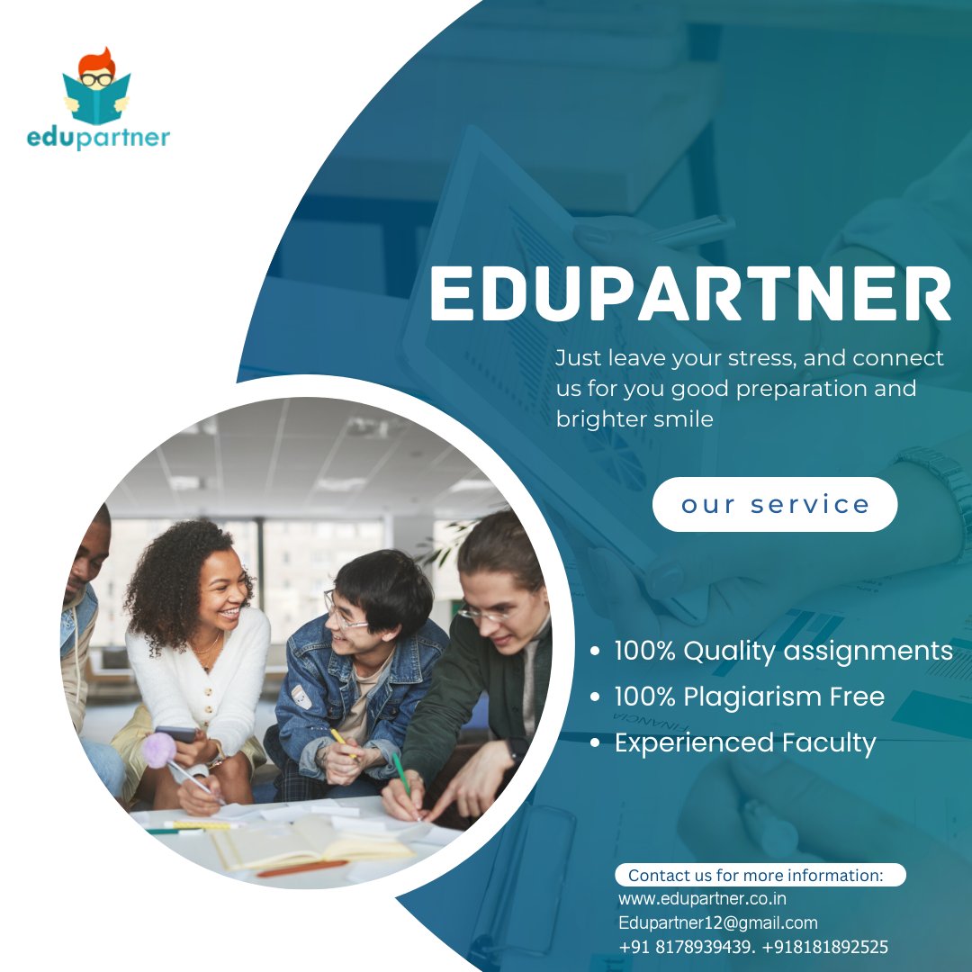 EduPartner3's tweet photo. Hum apke sath hai, Exam Apka Sath Humara🙏❤🙏
. 
.
.Call-+91 8178939439.+91 8181892525
. 
. 
. 
. 
#Edupartner #celebration #assignment #assignmentwriting #college #students #examsnotes #amityuniversity #nmims #prepration #success #achievement #positive #mindset #goodmindset https://t.co/ONxHKtXhIu