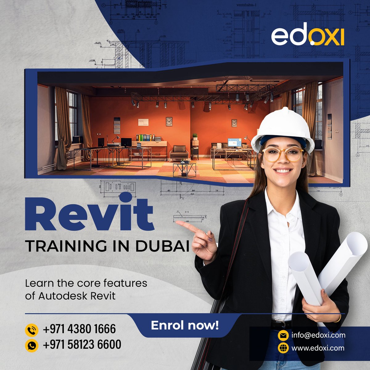 edoxi_official's tweet image. Revolutionize your design skills with Edoxi&apos;s Revit Training in Dubai. Enrol now to master the core features of Autodesk Revit!
#revittraining #dubai
