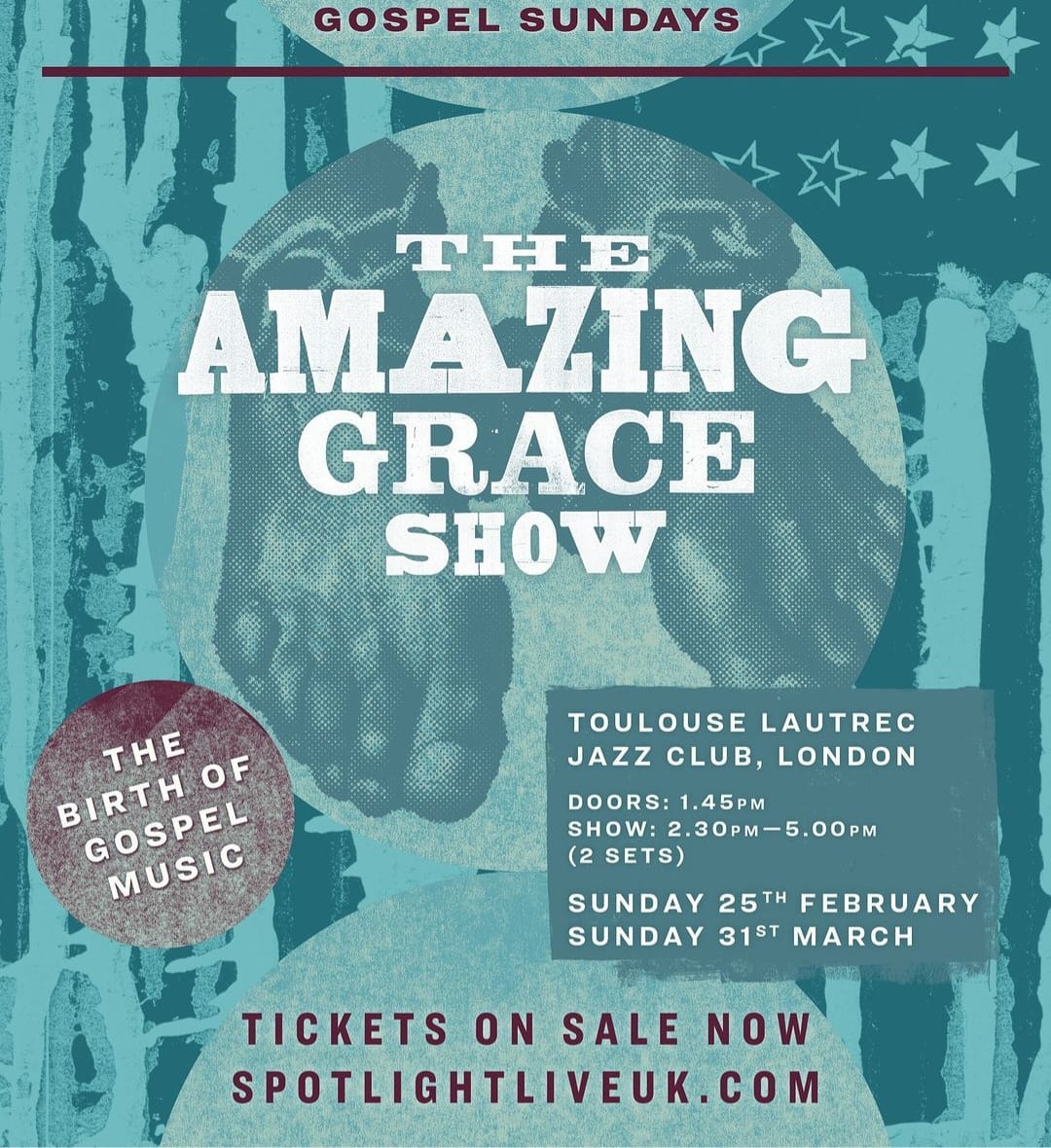 neilreidman's tweet photo. The Amazing Grace Show is back with yours truly Narrating and taking you on a historical and unforgettable experience. Eat drink and  listen to some of the most amazing voices who have worked with the greatest from Luther Vandross to Chaka Khan book your ticket now!! https://t.co/Y64X9reBAU