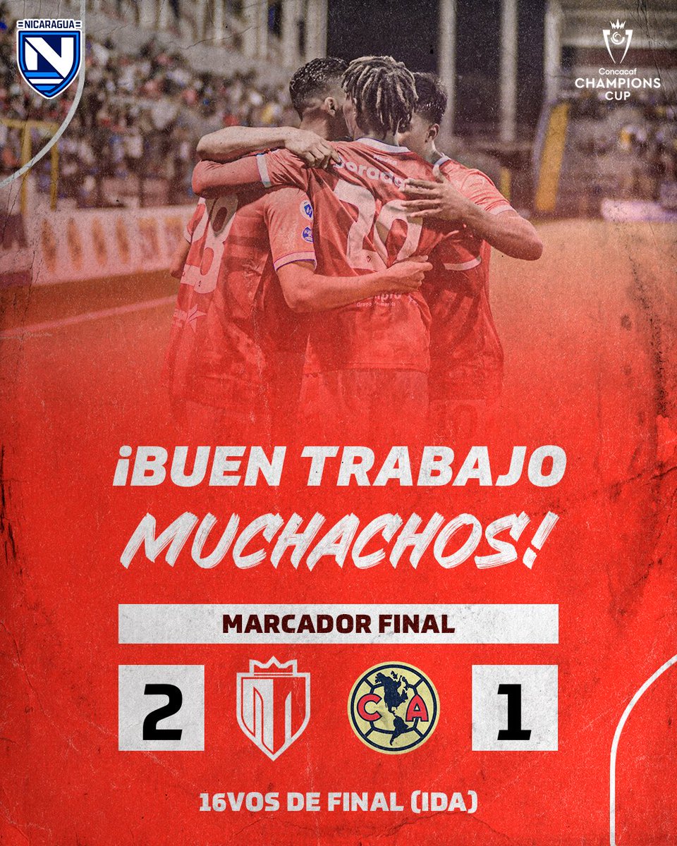 LaAzulyBlanco's tweet photo. ¡𝗙𝗘𝗟𝗜𝗖𝗜𝗗𝗔𝗗𝗘𝗦 𝗧𝗥𝗘𝗡!🚂 🇳🇮

Desde Selección felicitamos al @realestelifc 🚂 por su triunfo 🆚 @ClubAmerica en el partido de ida en @TheChampions 🇳🇮

#SoyPuroPinolero https://t.co/MliRmn5lbZ