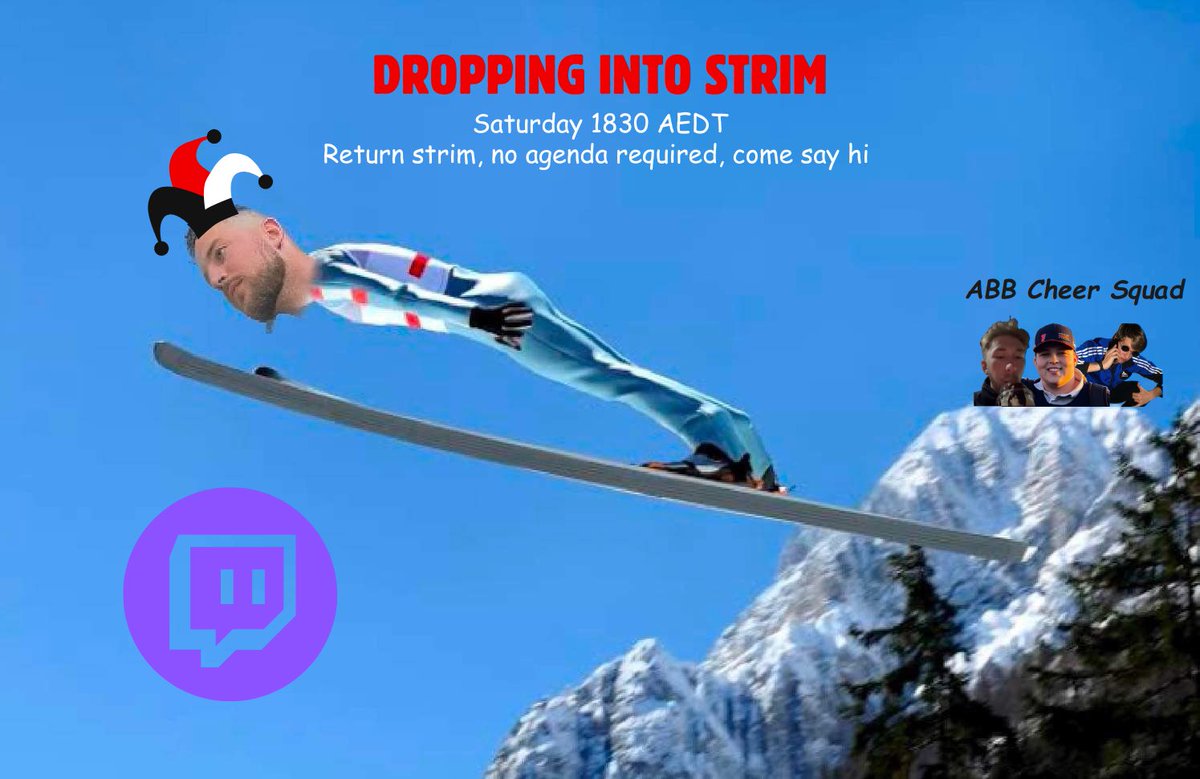 First stream of 2024, see you all Saturday night on Twitch you groovy bastards ✌️