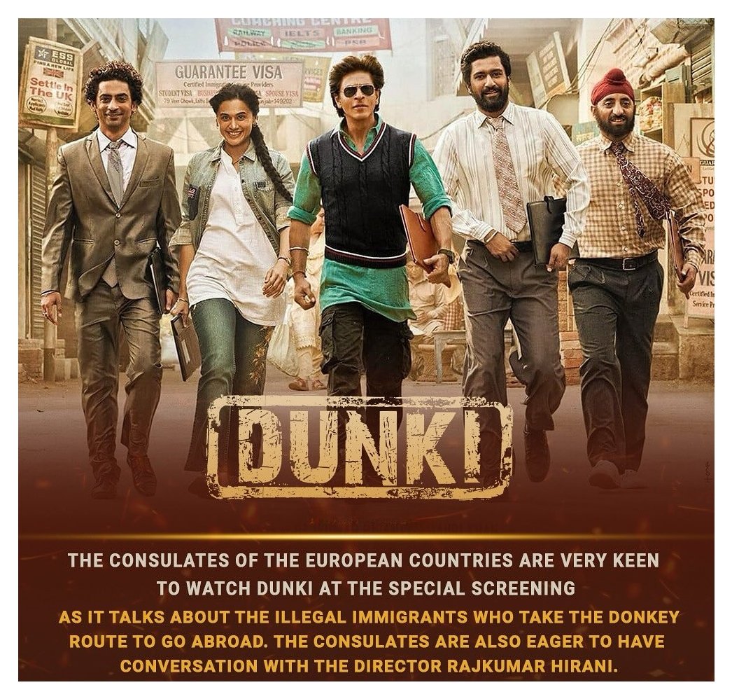 RakibRv3's tweet photo. Source vali news 🙌

 #SRK #ShahRukhKhan #Dunki #RajkumarHirani #Taapsee #Bomanlrani #VickyKaushal #RedChilliesEntertainment #JioStudios #RajkumarHiraniFilms https://t.co/F4VHdkuIPS