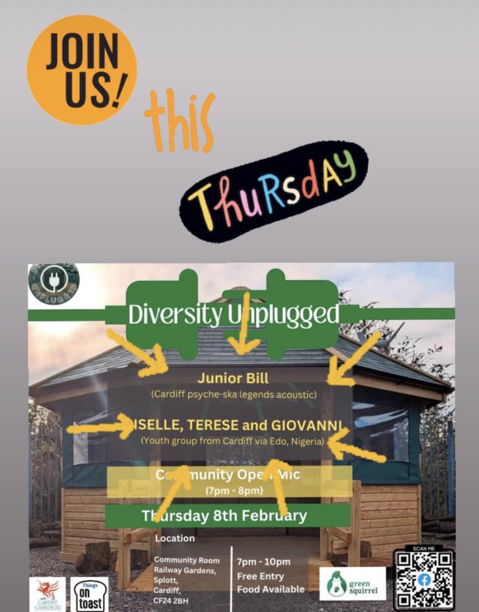 Join us this Thursday from 7pm for Diversity Unplugged ~ come and grab some great food and tunes 🎶🎤