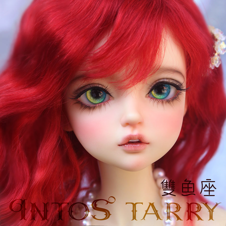 intoX レジンアイ bjd ドール 14mm 人形 星夜 ブルー MSD｜人形