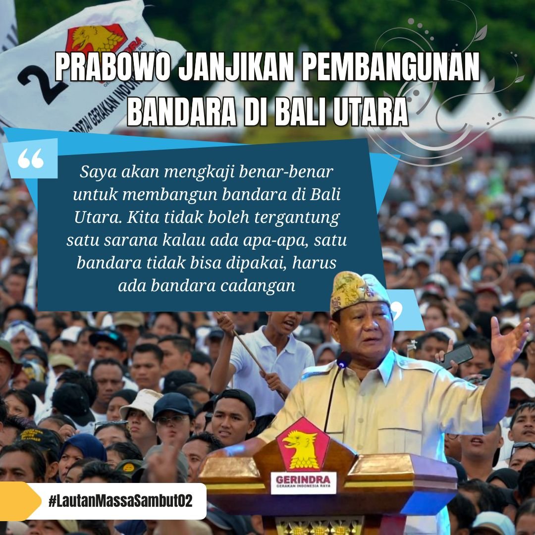 SyhrAlan's tweet photo. Sungguh terharu lihat banyaknya massa yang mendukung dan menyambut pak Prabowo #LautanMassaSambut02 https://t.co/AWSVdWIFUd