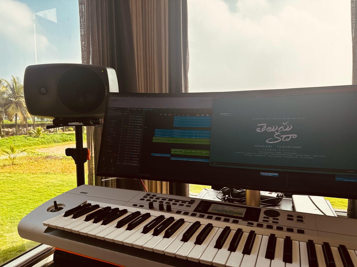 Thaman at it ✨❤️ #TelusuKada

<a href="/MusicThaman/">thaman S</a> <a href="/peoplemediafcy/">People Media Factory</a>
