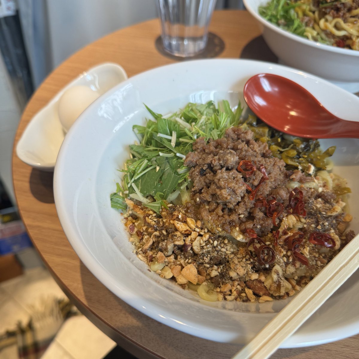 tokidoki_eri's tweet photo. 渋谷ストリームに @__tan_tan_tan__ がオープンしたので食べてきた〜変わらずの美味しさ🙆‍♀️間借りなのでランチ限定！

辛さ1、痺れ1、温玉トッピング #担担担 https://t.co/JngE1Pf8tN