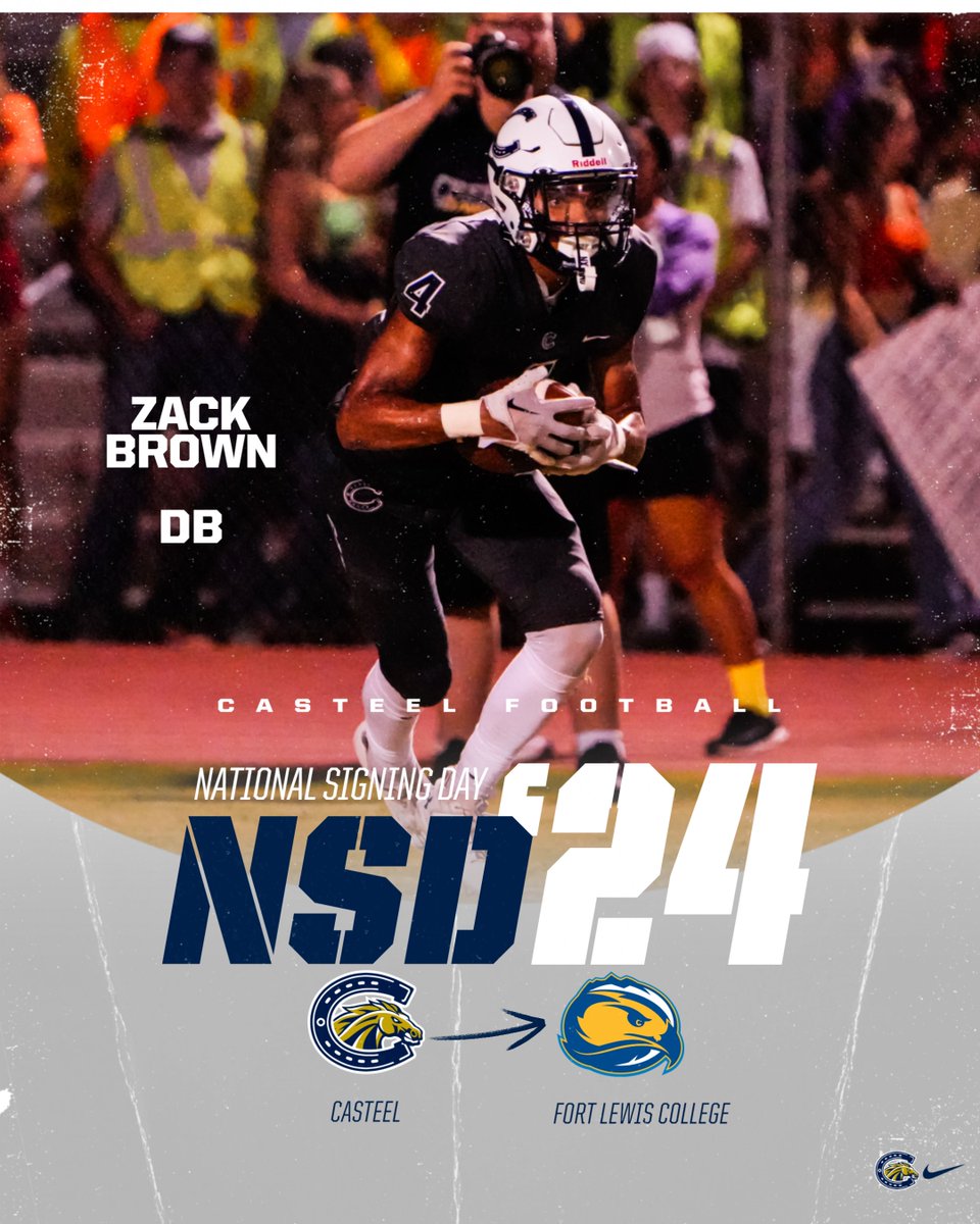 Casteel Football (@casteelfootball) on Twitter photo Late night commitment for <a href="/BrownZack_4/">Zack Brown</a> to <a href="/FLCFootball/">FLC Football</a>! AZ β‘οΈ CO
#ALLIN #ToTheTop
<a href="/CasteelAthletic/">Casteel Athletics</a> <a href="/casteeltdclub/">Casteel TD Club</a> <a href="/CoachNewcombe/">Bobby Newcombe</a> <a href="/AriannaGrainey/">Arianna Grainey</a> <a href="/CUSDAthletics/">CUSDAthletics</a> <a href="/gridironarizona/">Gridiron Arizona</a> Late night commitment for <a href="/BrownZack_4/">Zack Brown</a> to <a href="/FLCFootball/">FLC Football</a>! AZ β‘οΈ CO
#ALLIN #ToTheTop
<a href="/CasteelAthletic/">Casteel Athletics</a> <a href="/casteeltdclub/">Casteel TD Club</a> <a href="/CoachNewcombe/">Bobby Newcombe</a> <a href="/AriannaGrainey/">Arianna Grainey</a> <a href="/CUSDAthletics/">CUSDAthletics</a> <a href="/gridironarizona/">Gridiron Arizona</a>