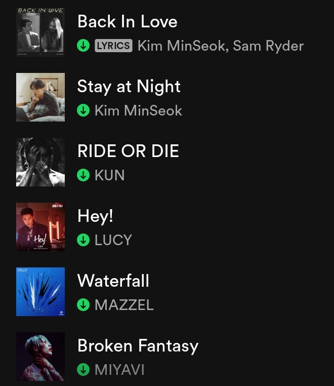 ZAfangirl's tweet photo. #WeeklyMultiPlaylist 7/2
Made a mistake but I'll keep it as isπ
#AILEE #AQUINAS; #PRAO #BIGONE #eldon #INI #Jukjae #KimMinSeok; #SamRyder #KUN #LUCY #MAZZEL #MIYAVI #NIve #P1Harmony #ROYALESTATE #RYEOWOOK #SF9 #SUPERJUNIORLSS #SuperM #TEMPEST #VANNER #VROMANCE #WOOZI #YUGYEOM https://t.co/4owCwCjO1N