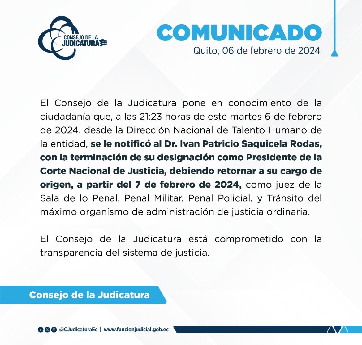 Rafael Correa tweet media