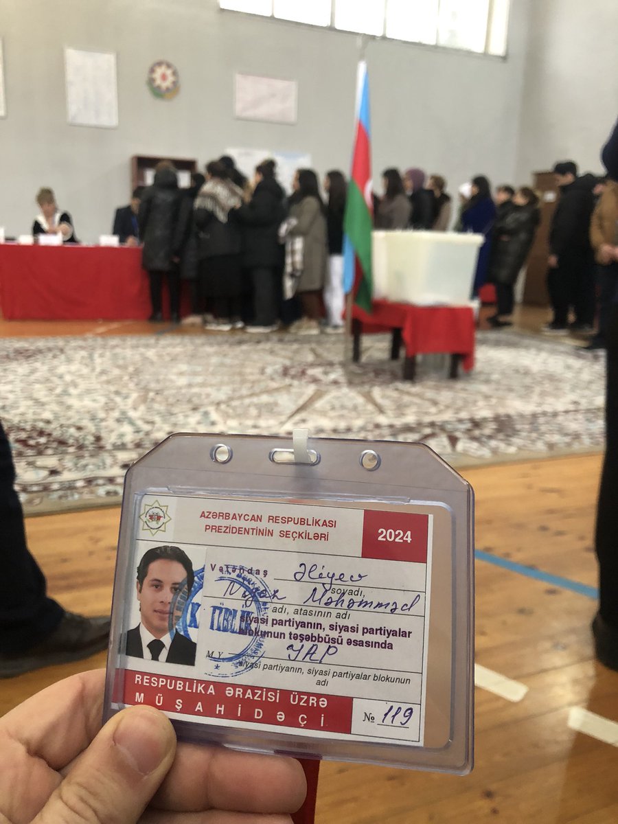Hər bir Azərbaycan vətəndaşını seçkilərdə fəal olmağa çağırıram! Vətənin, gələcəyin üçün səs ver! 

#Prezidentseçkiləri #Seçki2024